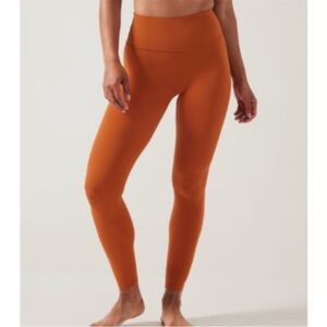 Athleta Transcend Tight Foliage Orange Small PETITE Leggings